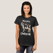 T-shirt Joyeux Noël Vache T Luminaires Moory Reindeer Vach (Devant entier)