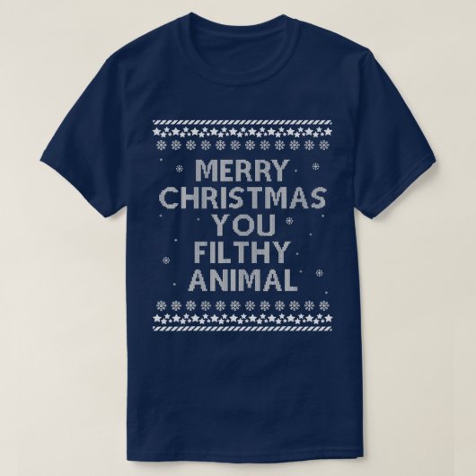 T-shirt Joyeux Noël Vous Filet Animal Drôle Vacances T (Design devant)
