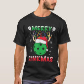 T-shirt Joyeux Noël Xmas Reindeer Père Noël Joyeux Pickleb (Devant)