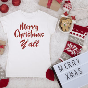 T-shirt Joyeux Noël Y'all