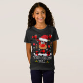 T-Shirt Joyeux Noël Ya'll Buffalo Red Plaid Reindeer S (Devant entier)