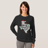 T-shirt Joyeux Noël Y'All Texas State Texan Family Hol (Devant entier)