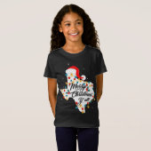 T-Shirt Joyeux Noël YAll Texas State Texan Holiday (Devant entier)