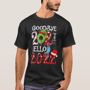 T-shirt Joyeux Nouvel An 2022 Nouvel An Eve Goodbye 2021 H