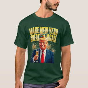 T-shirt Joyeux Nouvel An 2025 Trump Jour de la Réveillon