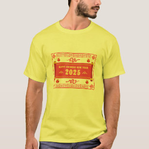 T-shirt Joyeux Nouvel An chinois 2025, Année du serpent