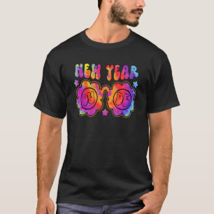 T-shirt Joyeux Nouvel An Dude 2023 NYE Fête Tie Dye