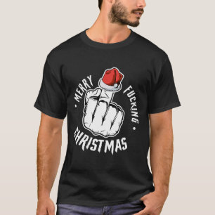 T-shirt Joyeux Nouvel An Noël Hommes Inappropriés Adulte