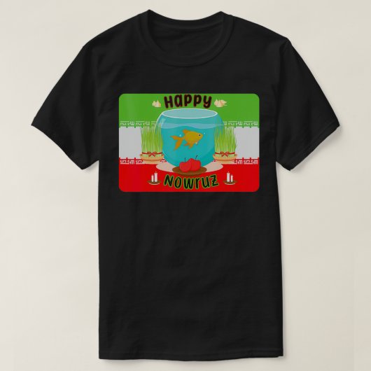 T-shirt Joyeux Nowruz perse nouvelle année 2022 Poisson d' (Design devant)