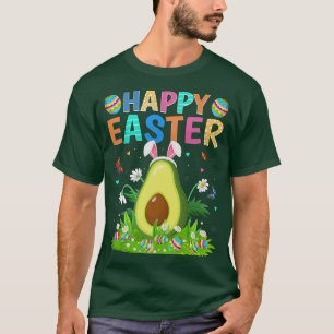 T-shirt Joyeux oeuf de lapin de Pâques Drôle Avocado diman