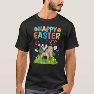 T-shirt Joyeux oeuf de lapin de Pâques Funny Lemur dimanch