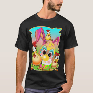 T-SHIRT JOYEUX ŒUF DE PÂQUES POULE ŒUFS MOINS CHERS