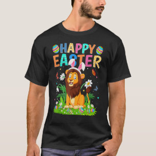 T-shirt Joyeux Oeuf Lapin de Pâques Funny Lion dimanche de