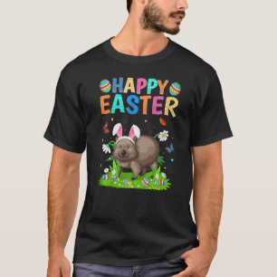 T-shirt Joyeux oeuf lapin de Pâques Funny Wombat dimanche