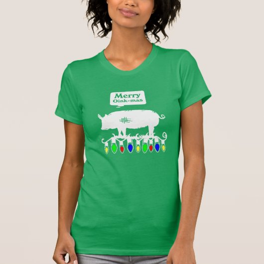 T-shirt Joyeux Oink-Mas (Devant)