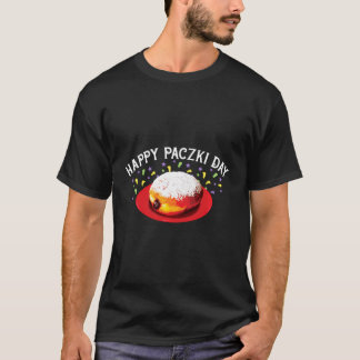 T-shirt Joyeux Paczki Jour Polonais Gras Mardi Donut Polog