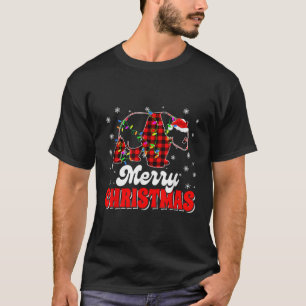T-shirt Joyeux Panda Lights Ours Père Noël