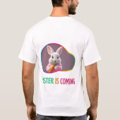 T-shirt Joyeux Pâques ! Caractère (Dos)
