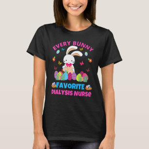 T-shirt Joyeux Pâques Chaque Lapin Est La Dialyse Préférée