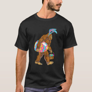 T-shirt Joyeux Pâques Jour Bigfoot Bunny Sasquatch Pâques