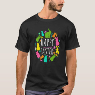 T-shirt Joyeux Pâques Jour de Pâques Bonnets de Pâques Jou