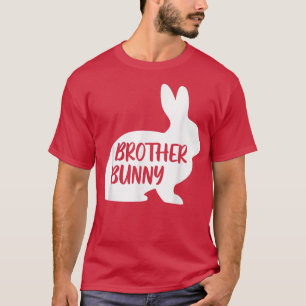T-shirt Joyeux Pâques jumelé Bunny Famille Équipage Frère
