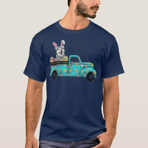 T-shirt Joyeux Pâques mignonne lapin Chien Husky Oeufs Vie