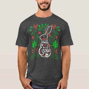 T-shirt Joyeux Pâques mignonne lapin lapin oeuf Jour de po