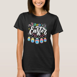 T-shirt Joyeux Pâques Pastel Printemps Oeufs Chasse Bunny