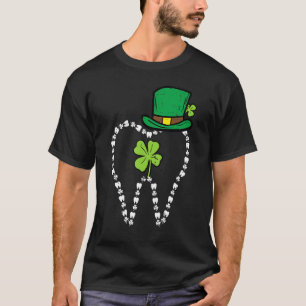 T-shirt Joyeux Patrick Day Dentist Dental Leprechaun Tooth