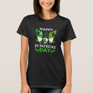 T-shirt Joyeux Patrick's Day Green Gnomes Jour de la Saint