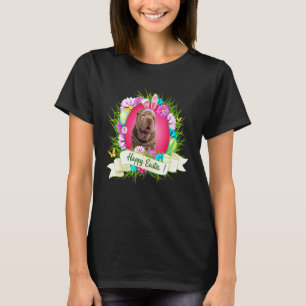 T-shirt Joyeux Pei de Pâques de Shar Portant des oeufs d'o