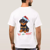 T-shirt Joyeux Père Noël Dog (Dos)
