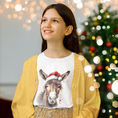 T-Shirt Joyeux petit âne de Noël, coutume