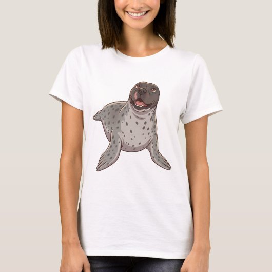 T-shirt Joyeux petit phoque de terre (Devant)