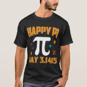 T-shirt Joyeux Pi Day 3 1415 Retro Math Nerd & Pi Day (Devant)