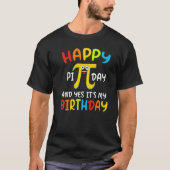 T-shirt Joyeux Pi Day Et Oui C'Est Mon Anniversaire Enfant (Devant)