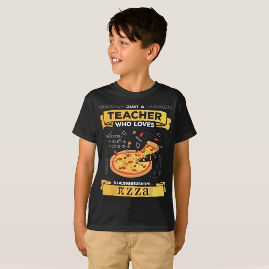 T-shirt Joyeux Pi Day Math Enseignants Étudiants Pizza Lov (Devant entier)