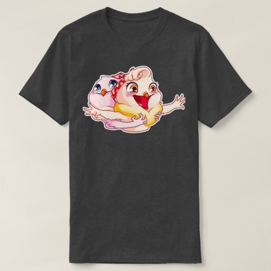 T-shirt Joyeux pigeons (Design devant)