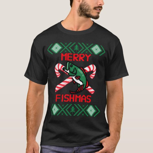T-SHIRT JOYEUX POISSONMAS (Devant)