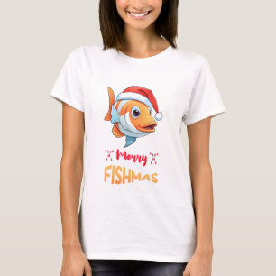 T-shirt Joyeux Poissons Poisson Mignonette Poisson Mer Poi