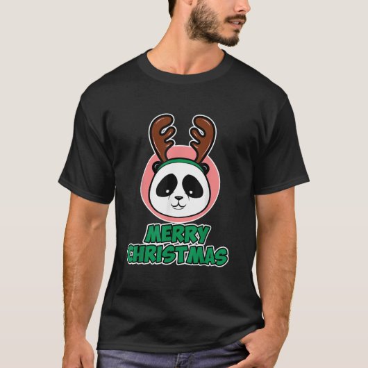 T-shirt Joyeux pour les fans de Panda Panda (Devant)