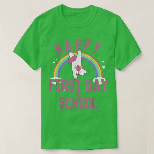 T-shirt Joyeux premier de l'école (Design devant)