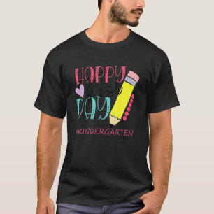 T-shirt Joyeux Premier Jour Bienvenue À L'École Maternelle