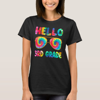T-shirt Joyeux Premier Jour De L'École Bonjour Troisième C