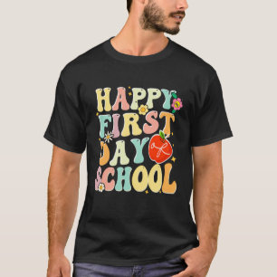 T-shirt Joyeux Premier Jour De L'École Chemise Enseignants