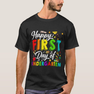 T-shirt Joyeux premier jour de maternelle retour à l'école