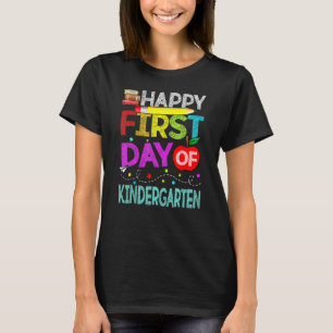 T-shirt Joyeux Premier Jour De Maternelle Retour À L'École