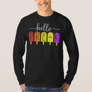 T-shirt Joyeux Premier Jour De Pré K Retour À L'École Ense