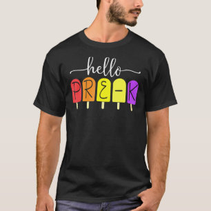T-shirt Joyeux Premier Jour De Pré K Retour À L'École Ense